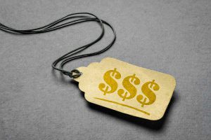 triple dollar sign – price tag